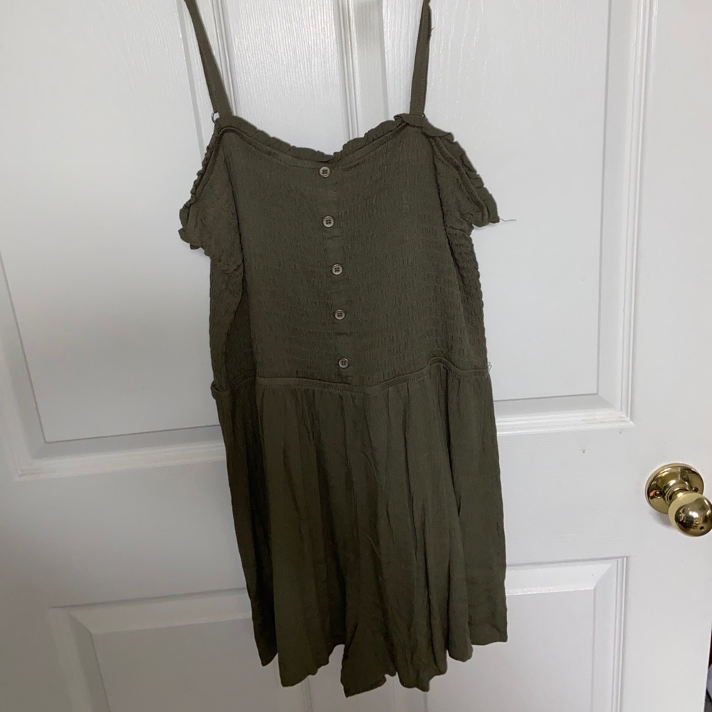 Olive green romper